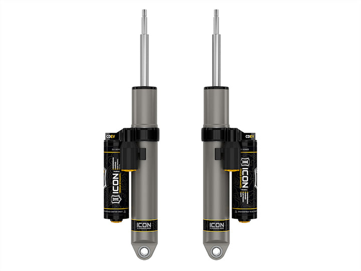 ICON Vehicle Dynamics 217704EP Rear V.S. 2.5 Aluminum Series Shock Absorbers for Ram 2500 with 0" Coil and 3" Air Ride Lift, Pair