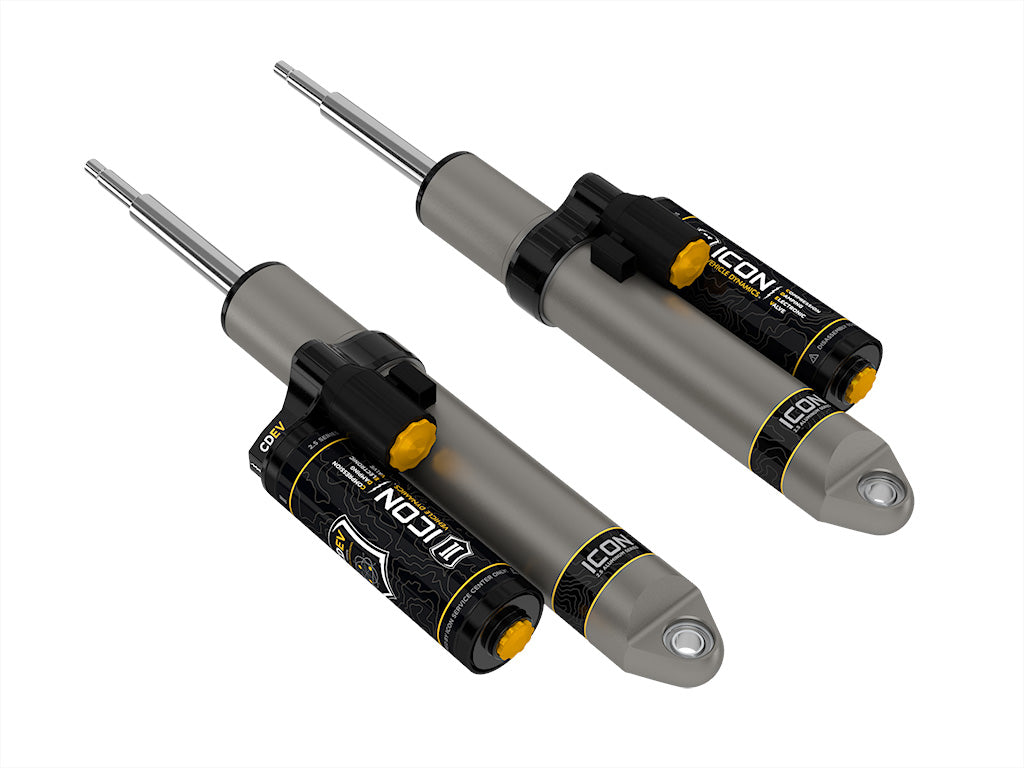ICON Vehicle Dynamics 217704EP Rear V.S. 2.5 Aluminum Series Shock Absorbers for Ram 2500 with 0" Coil and 3" Air Ride Lift, Pair