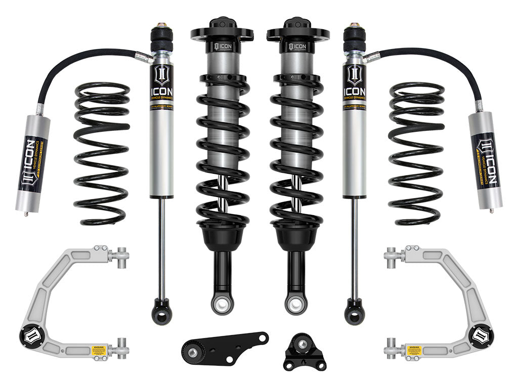ICON 2024-2026 Toyota Tacoma 1.25-3" Lift, Stage 3 Suspension System, Billet, Triple Rate Rear Springs