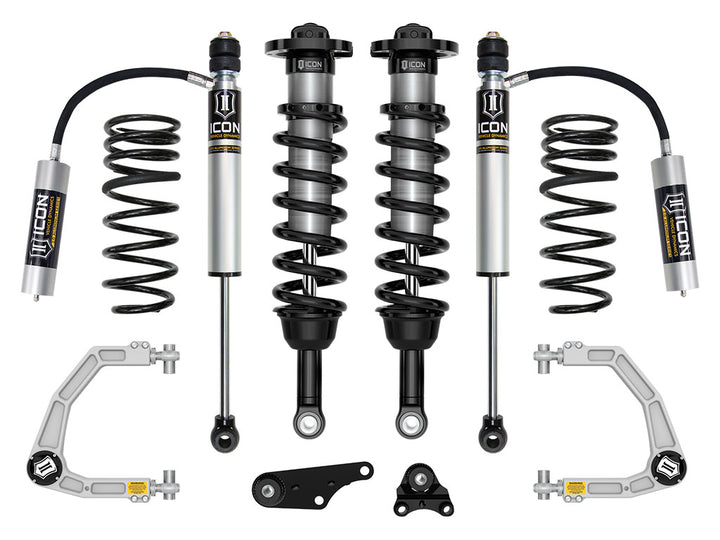 ICON 2024-2026 Toyota Tacoma 1.25-3" Lift, Stage 3 Suspension System, Billet, Triple Rate Rear Springs