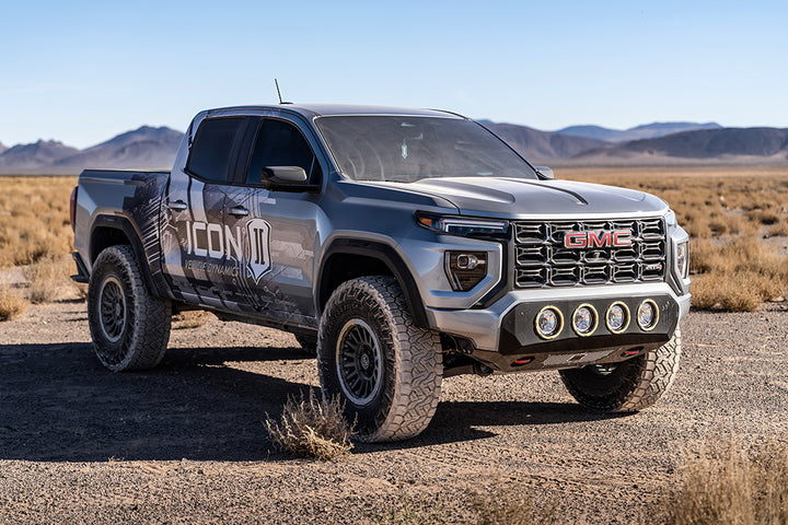 ICON Vehicle Dynamics 76550 2.0 Aluminum Series Rear Shock Absorber for Chevrolet Colorado and GMC Canyon (0-2 inch Lift)