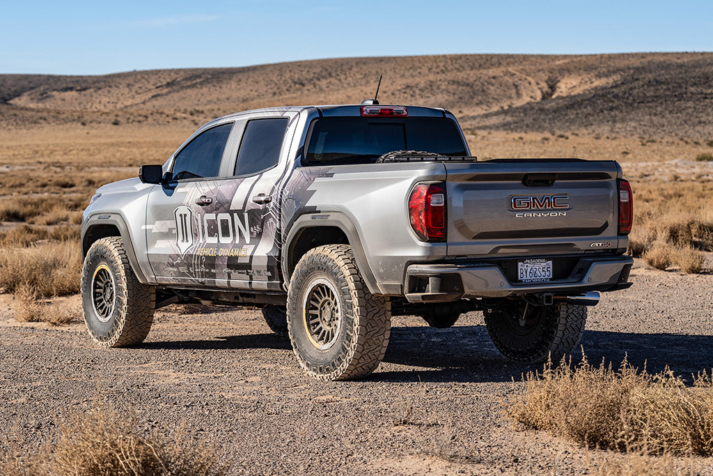 ICON Vehicle Dynamics 76550 2.0 Aluminum Series Rear Shock Absorber for Chevrolet Colorado and GMC Canyon (0-2 inch Lift)