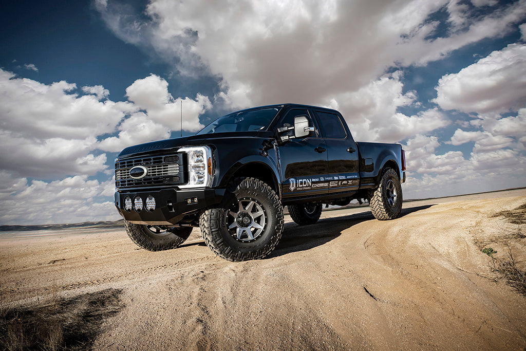 ICON Vehicle Dynamics 61720E Ford F-250/F-350 Super Duty 4WD Coilover Conversion Kit with Remote Reservoir and Caster Cams