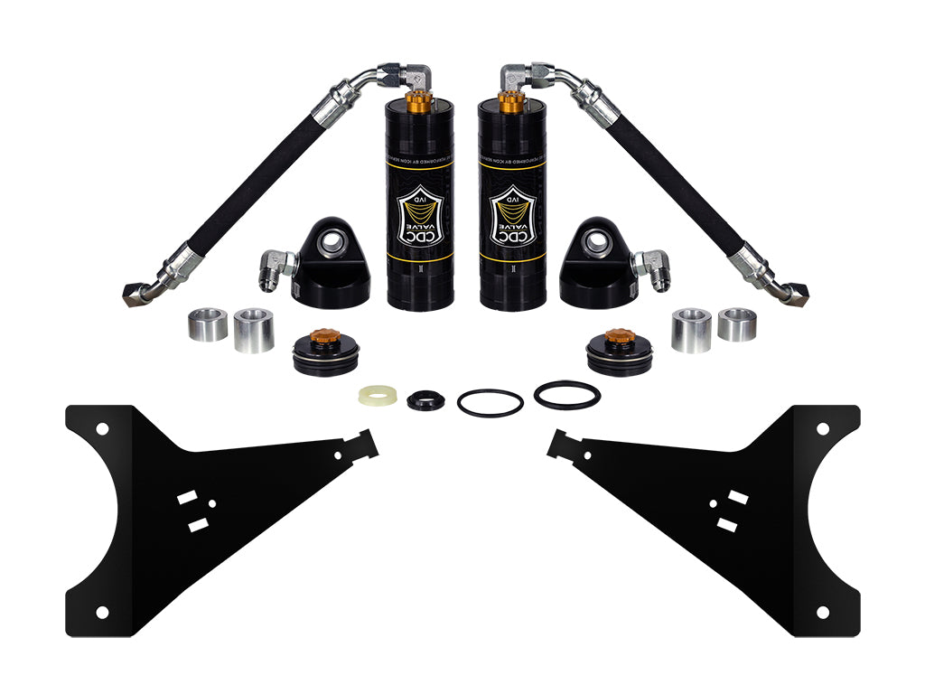 ICON 1996-2004 Toyota Tacoma, Front, Coilover Reservoir w/ CDCV Upgrade Kit With Seals, Pair