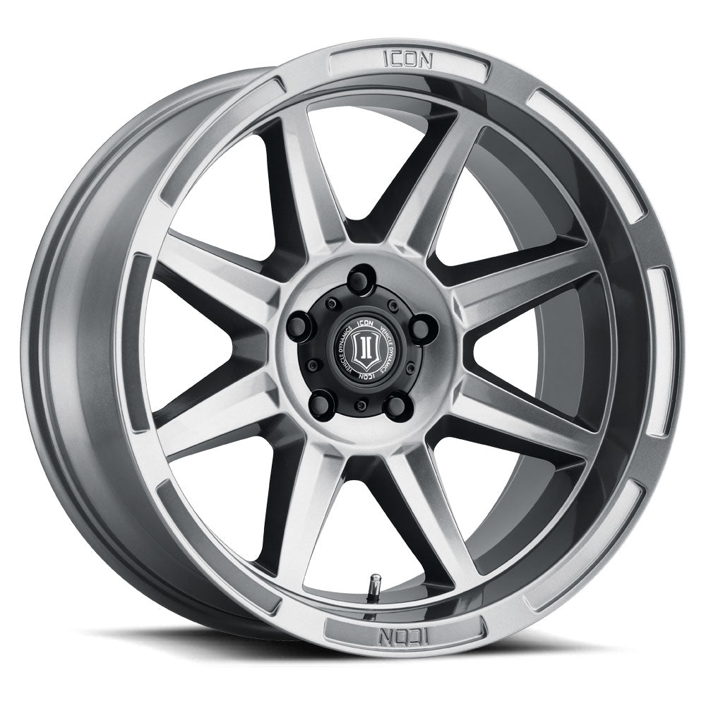 ICON Alloys Bandit, Gun Metal, 20 x 10 / 5 x 150, -24mm Offset, 4.5" BS