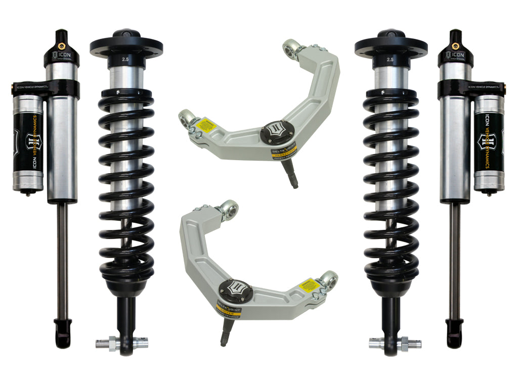 ICON 2014 Ford F-150 2WD, 0-2.63" Lift, Stage 3 Suspension System, Billet