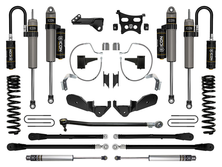 ICON 2023-2026 Ford F-250/F-350 Super Duty 4WD, Diesel, 4.5" Lift, Stage 6 Suspension System