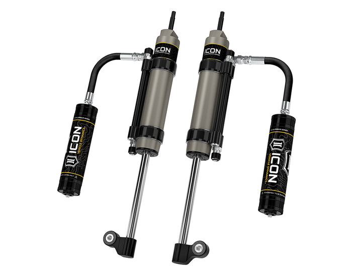 ICON 2005-2023 Toyota Tacoma, Rear, V.S. 2.5 Aluminum Series RXT Shock Absorbers, Omega Bypass Remote Reservoir, Pair