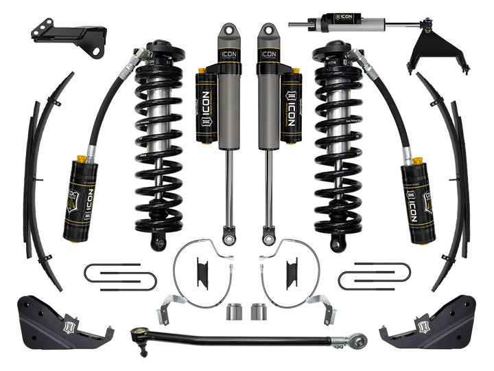 ICON 2023-2026 Ford F-250/F-350 Super Duty 4WD, 4-5.5" Lift, Stage 5 Coilover Conversion System w/ Expansion Packs