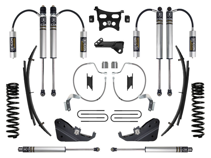 ICON 2023-2026 Ford F-250/F-350 Super Duty 4WD, Gas, 4.5" Lift, Stage 2 Suspension System w/ Expansion Packs