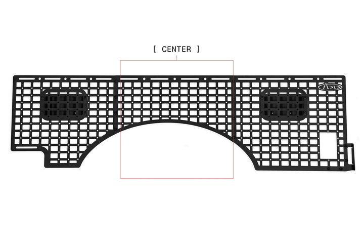 2023-2026 Ford Super Duty Bed Side Molle Panels Passenger Full Kit