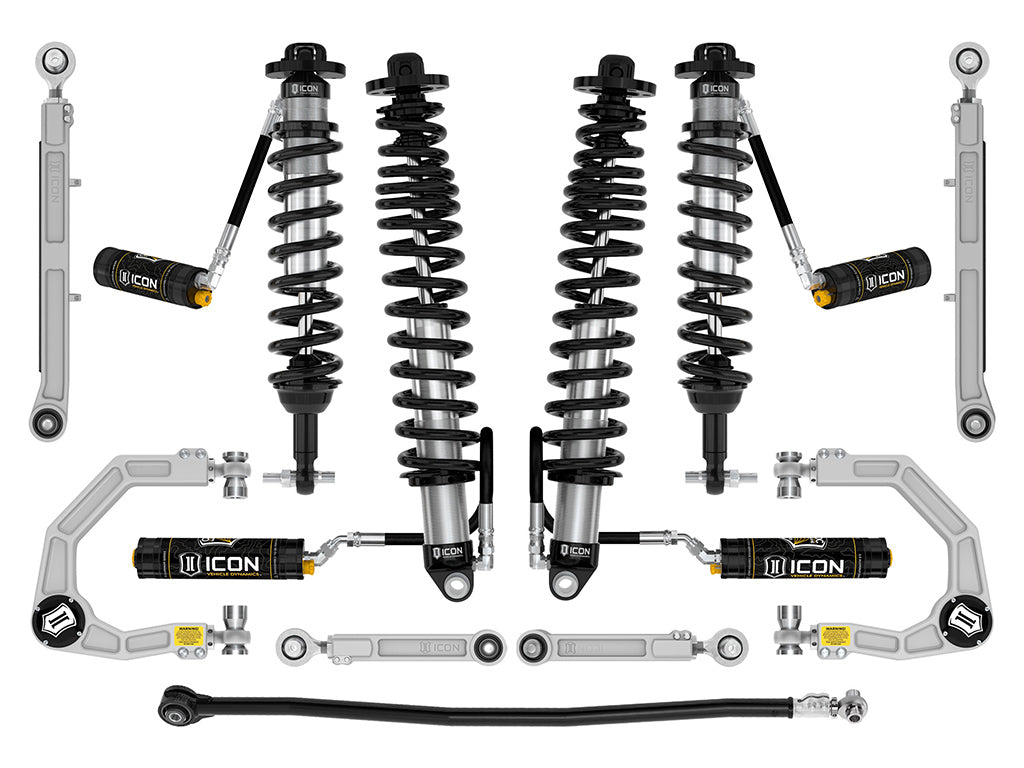 ICON 2021-2026 Ford Bronco, Non-Sasquatch, 3-4" Lift, Stage 7 Suspension System, CDCV, Billet