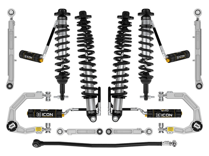ICON 2021-2026 Ford Bronco, Sasquatch, 2-3" Lift, Stage 7 Suspension System, CDCV, Billet, Heavy Rate Rear Springs