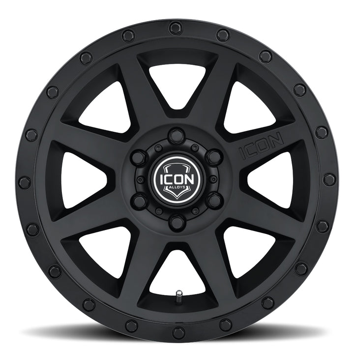 ICON Alloys Rebound, Double Black, 20 x 9 / 5 x 150, 16mm Offset, 5.625" BS