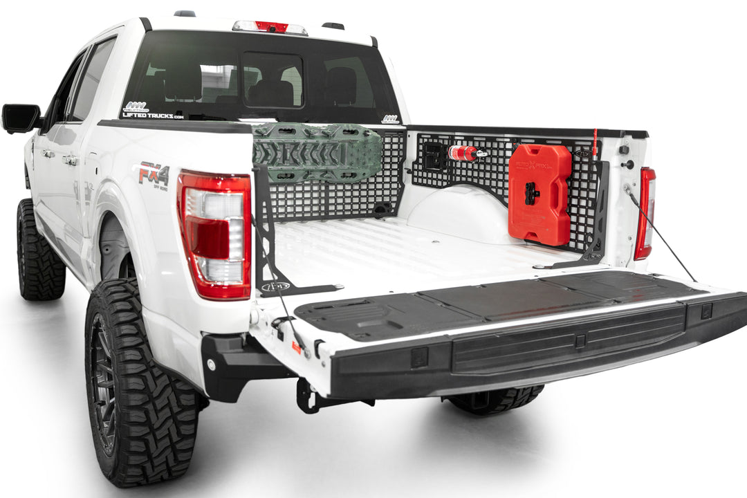 2021+ Ford F-150 & Raptor Bed Side Molle Panels - Driver Full Set