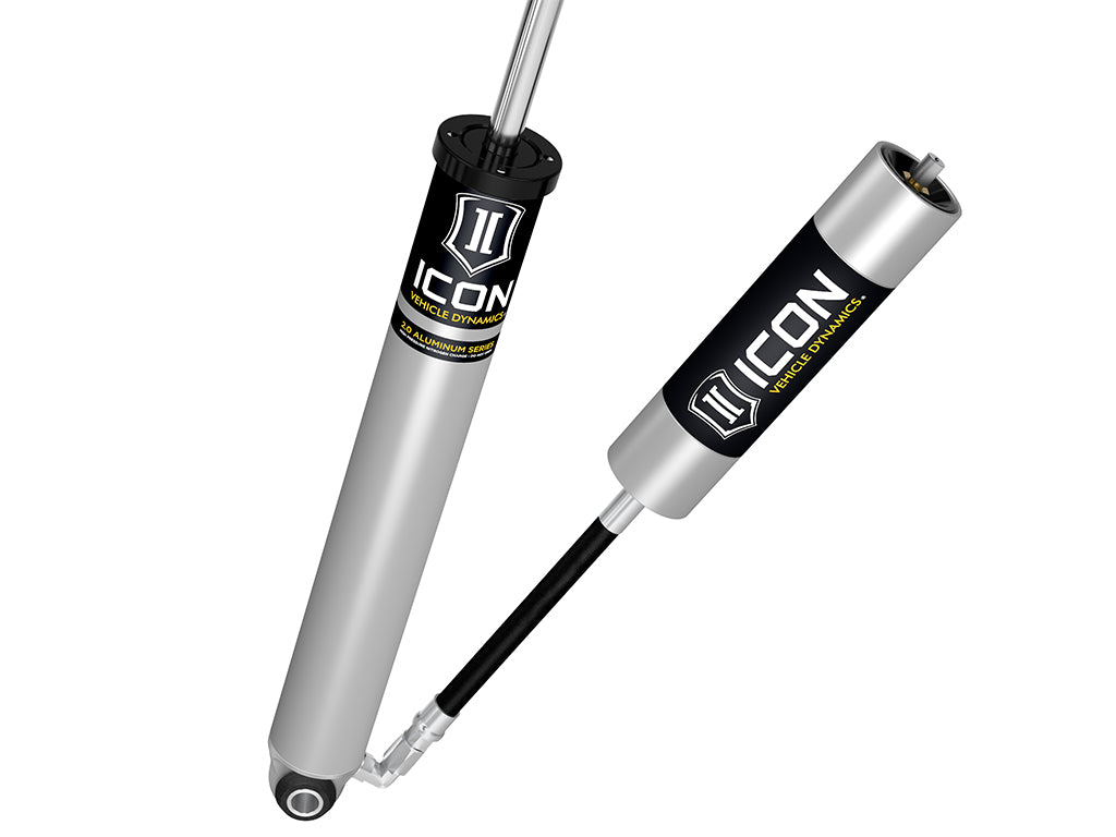 ICON 2014-2026 Ram 2500, w/ Rear Air Ride, 0" Lift, Rear, V.S. 2.0 Aluminum Series Shock Absorber, Remote Reservoir