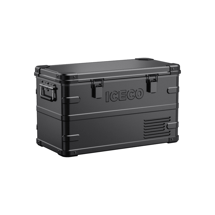 ICECO APL35 Dual Zone Aluminum 12V Portable Fridge Freezer - Black by Inca Overland Outfitters | KOVA Offroad