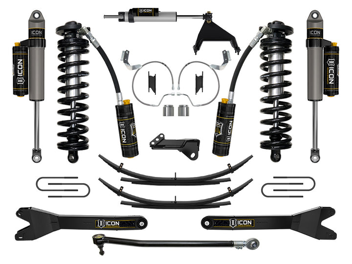 ICON 2023-2026 Ford F-250/F-350 Super Duty 4WD, 4-5.5" Lift, Stage 5 Coilover Conversion System w/ Radius Arms & Expansion Packs