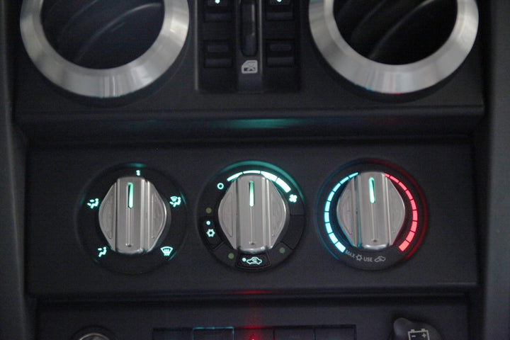 Jeep JK Climate Control Knobs Black