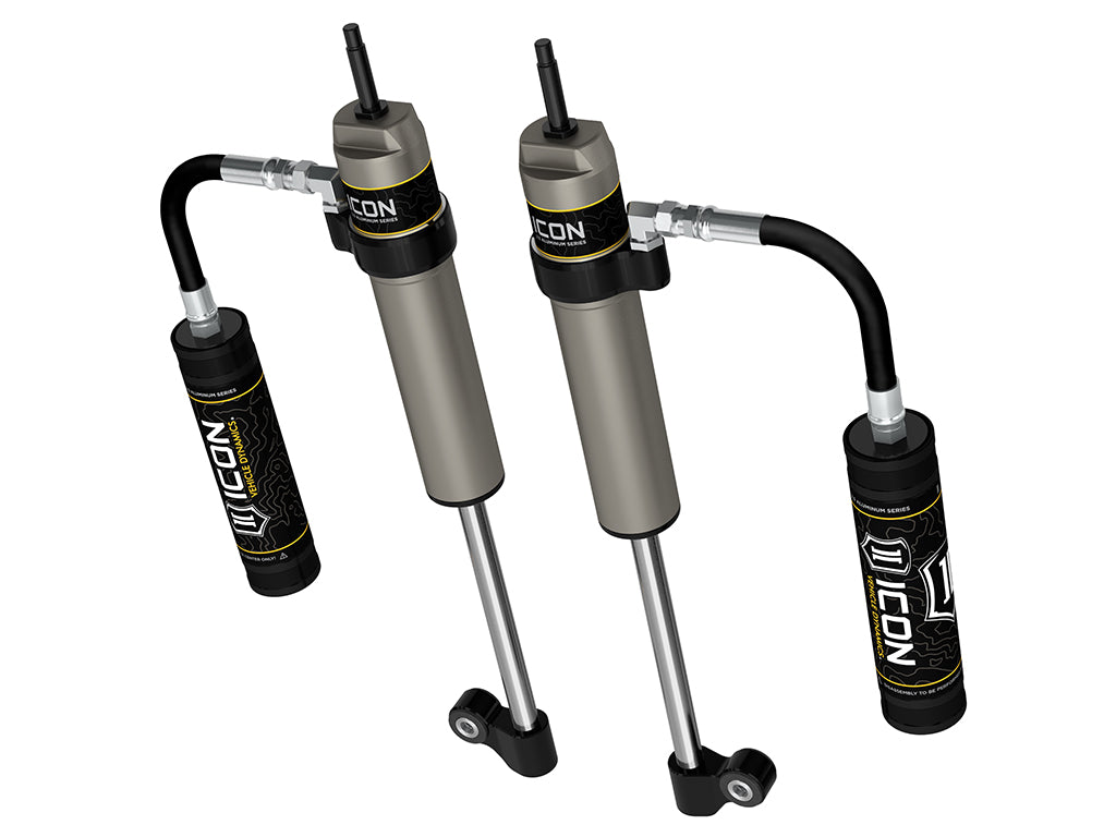 ICON 2005-2023 Toyota Tacoma, Rear, V.S. 2.5 Aluminum Series RXT Shock Absorbers, Remote Reservoir, Pair