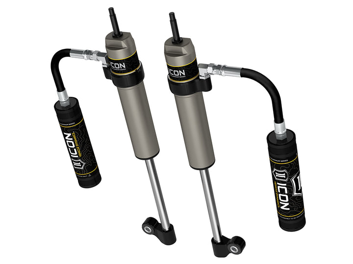 ICON 2005-2023 Toyota Tacoma, Rear, V.S. 2.5 Aluminum Series RXT Shock Absorbers, Remote Reservoir, Pair