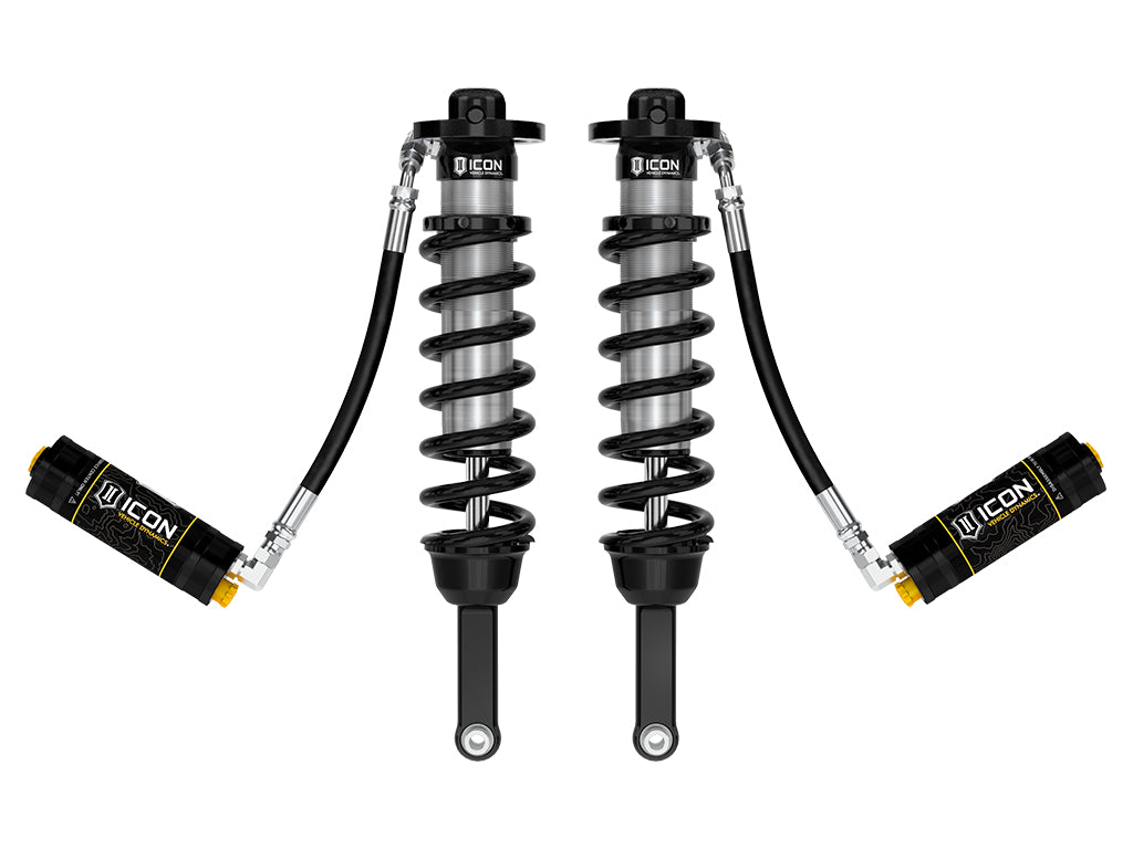 ICON 2003-2009 Toyota 4Runner/2007-2009 Toyota FJ Cruiser/2003-2009 Lexus GX470, 0-3.5" Lift, Front, V.S. 2.5 Series Coilover Kit, Remote Reservoir w/ CDCV, Pair