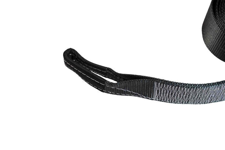 BulletProof Heavy Duty 3" Tow Strap - Branded Black