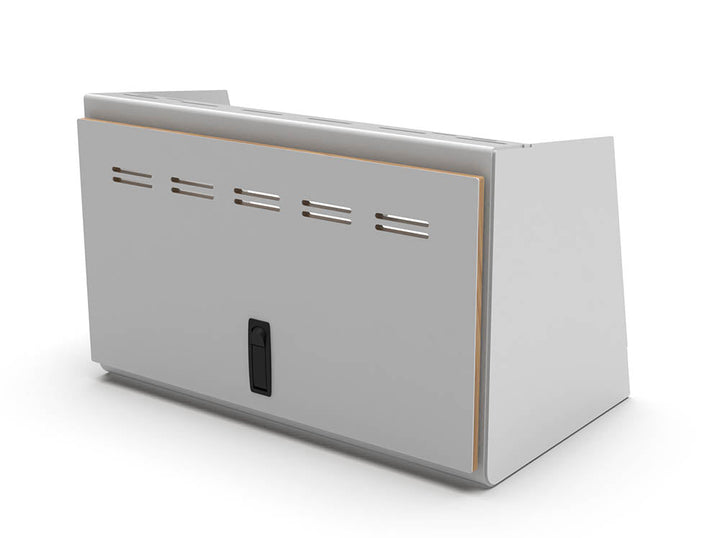 24" Upper Cabinet White - Black Door