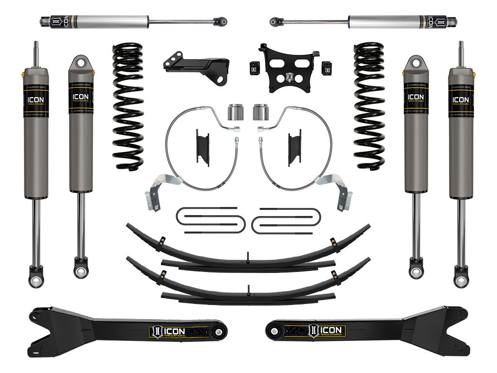 ICON 2023-2026 Ford F-250/F-350 Super Duty 4WD, Diesel, 4.5" Lift, Stage 3 Suspension System w/ Radius Arms & Expansion Packs