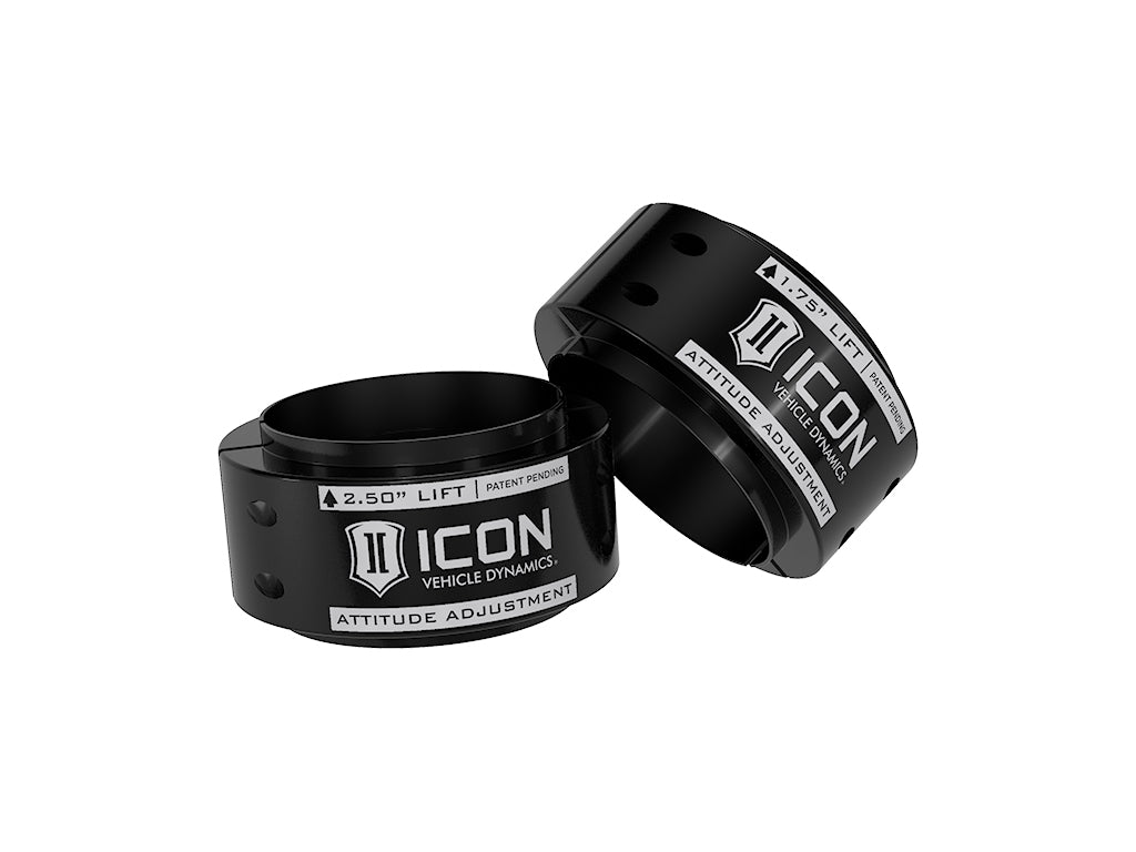 ICON Alloys 2021-2026 Ford F-150 Raptor, .5-2.5" Lift, Front, Attitude Adjustment Collar Leveling Kit