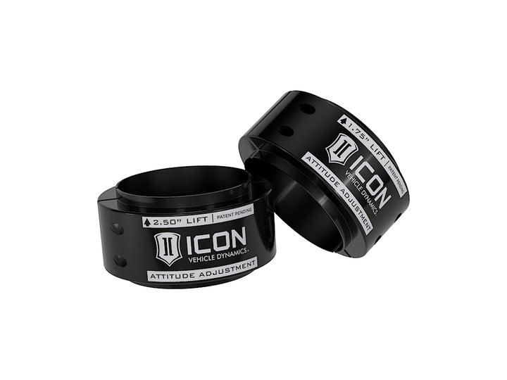 ICON Alloys 2021-2026 Ford F-150 Raptor, .5-2.5" Lift, Front, Attitude Adjustment Collar Leveling Kit