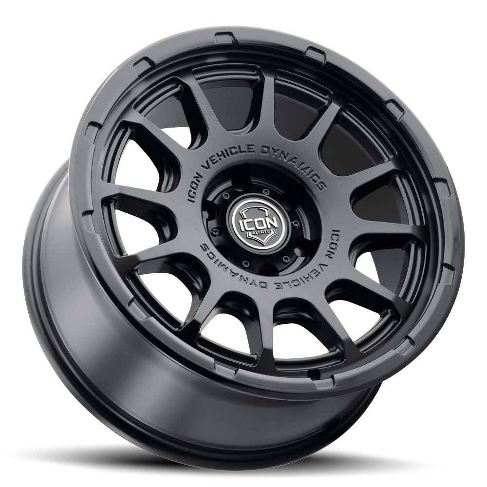 ICON Alloys Rancho, Double Black, 20 x 9 / 5 x 150, 16mm Offset, 5.625" BS