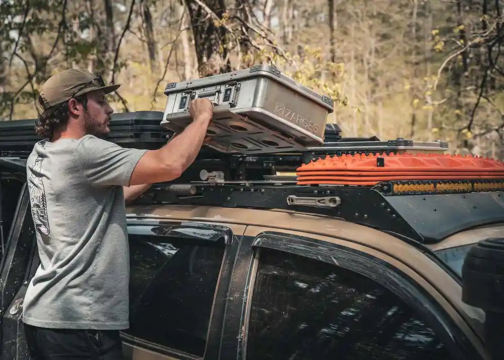 DRIFTR Toyota Tacoma Roof Rack (2005-2023) by Backwoods Adventure Mods | KOVA Offroad