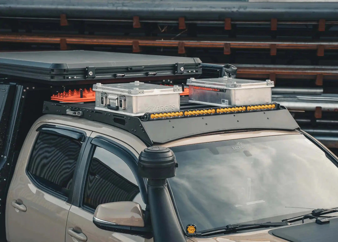 DRIFTR Toyota Tacoma Roof Rack (2005-2023) by Backwoods Adventure Mods | KOVA Offroad