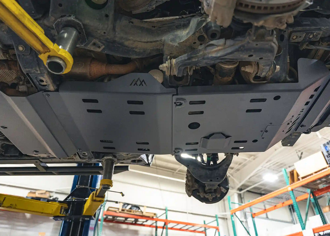 Toyota Tacoma (2005-2023) Full Aluminum Skid Plate System by Backwoods Adventure Mods | KOVA Offroad