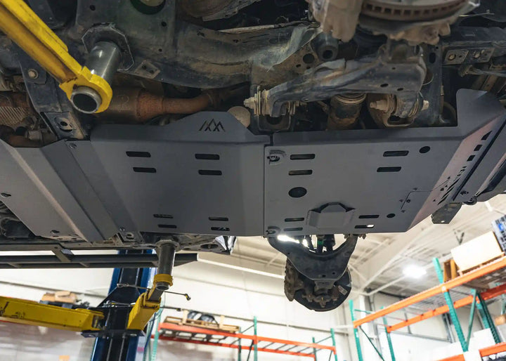 Toyota Tacoma (2005-2023) Full Aluminum Skid Plate System by Backwoods Adventure Mods | KOVA Offroad