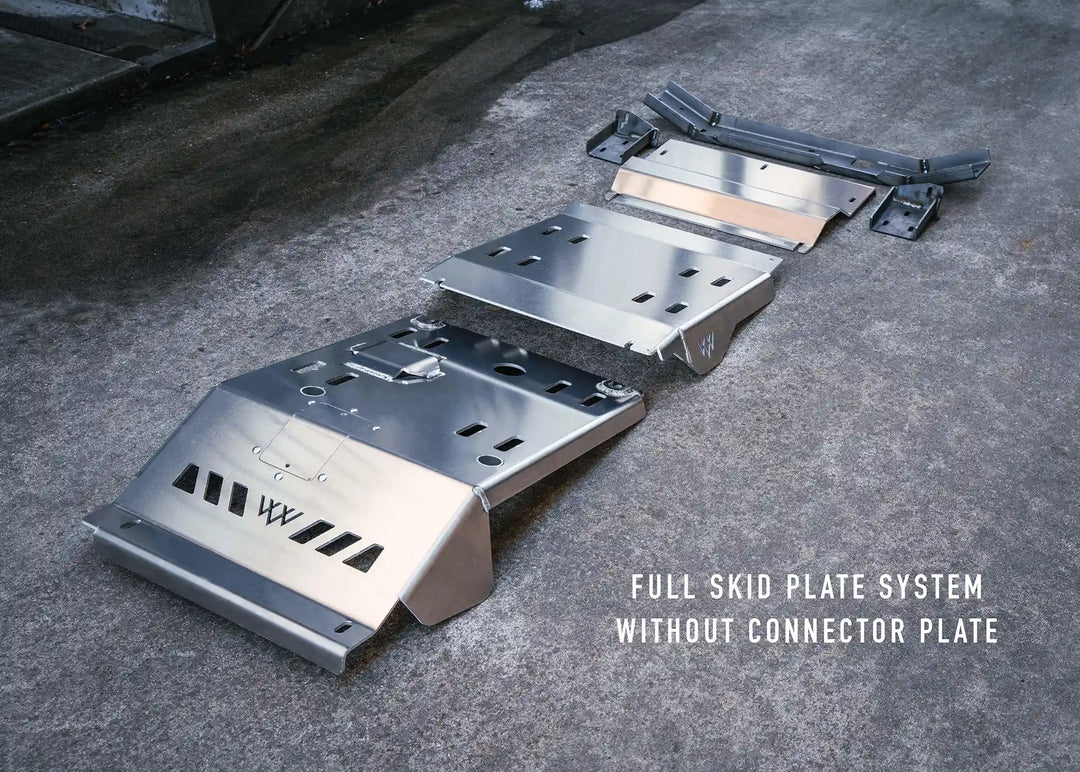 Toyota Tacoma (2005-2023) Full Aluminum Skid Plate System by Backwoods Adventure Mods | KOVA Offroad