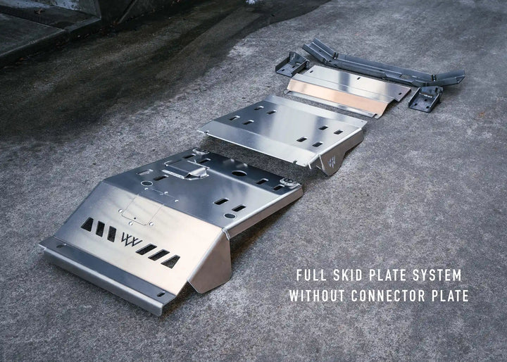 Toyota Tacoma (2005-2023) Full Aluminum Skid Plate System by Backwoods Adventure Mods | KOVA Offroad