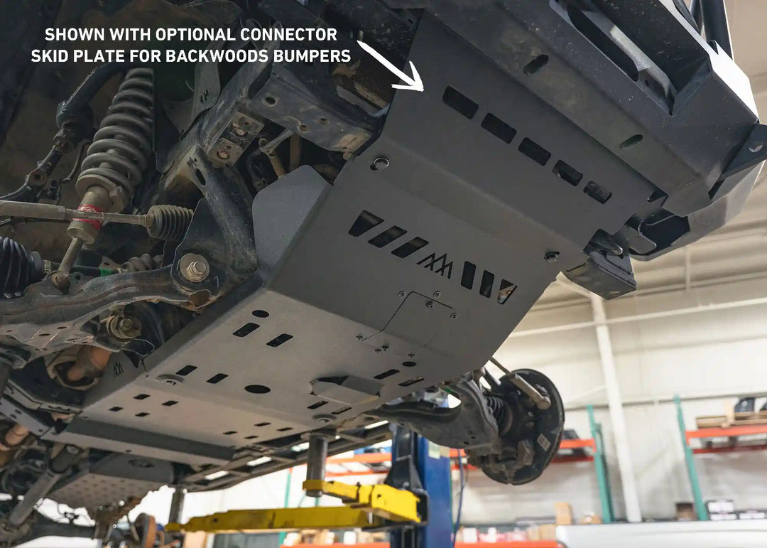 Toyota Tacoma (2005-2023) Full Aluminum Skid Plate System by Backwoods Adventure Mods | KOVA Offroad