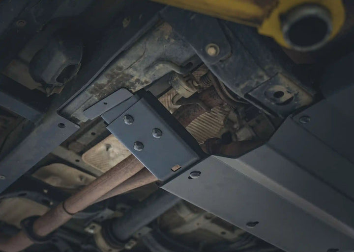 Toyota Tacoma (2005-2023) Full Aluminum Skid Plate System by Backwoods Adventure Mods | KOVA Offroad