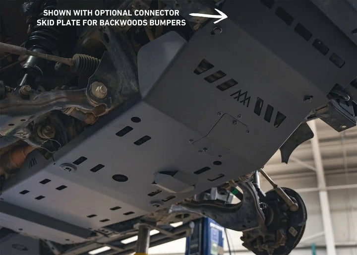 Toyota Tacoma (2005-2023) Full Aluminum Skid Plate System by Backwoods Adventure Mods | KOVA Offroad