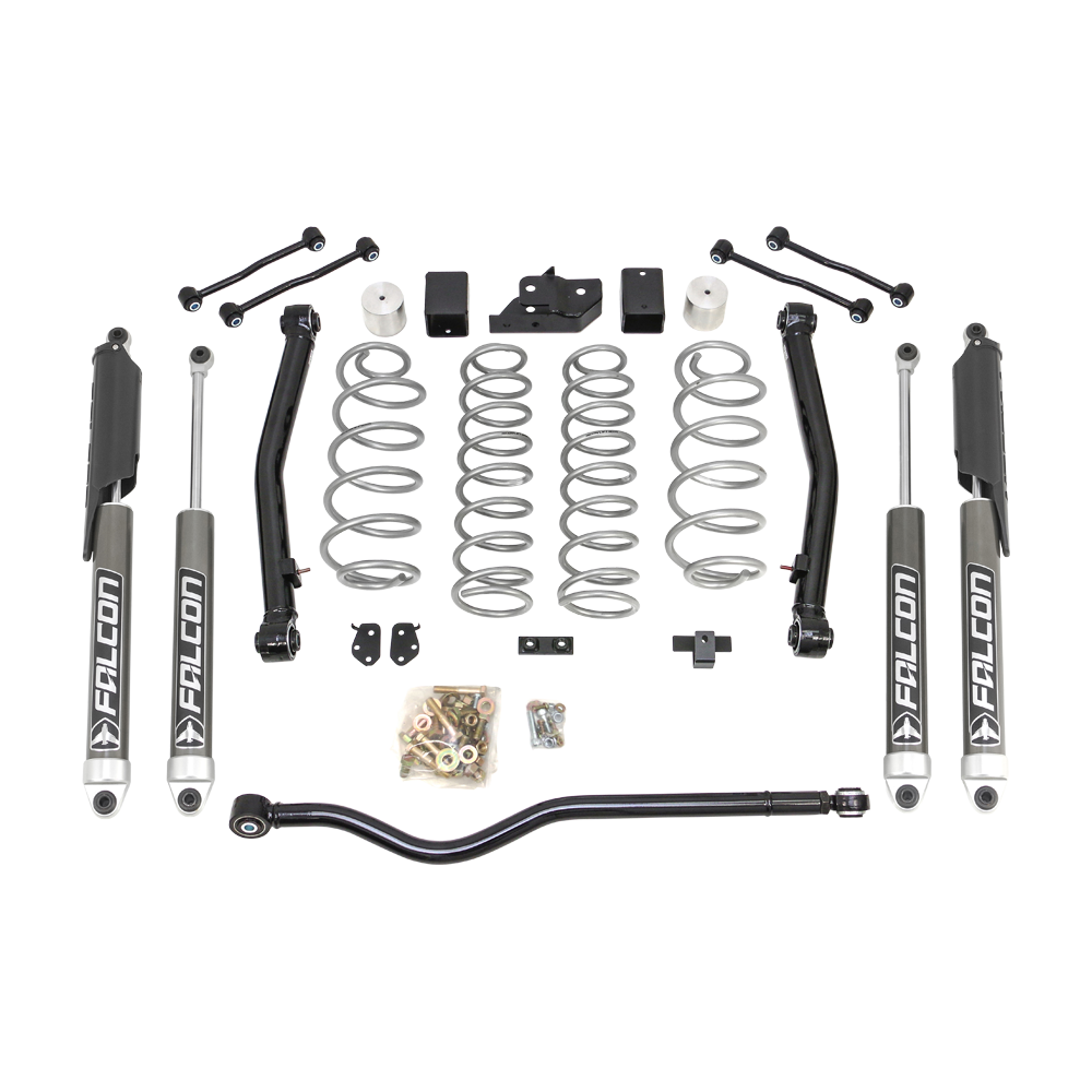 ReadyLift Terrain Flex 2-Arm Coil Spring Lift Kit for Jeep JL 3.5 Inch Lift with Falcon Series 2.1 Shocks