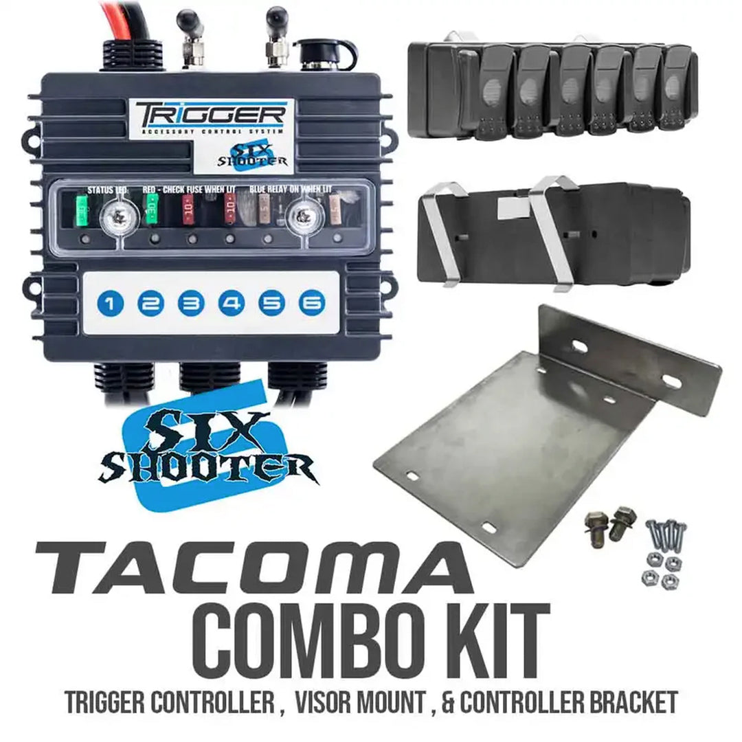 Oracle Lighting 3001TAC Trigger 6 Shooter Toyota Tacoma Combo Kit with Wireless Remote and Installation Accessories