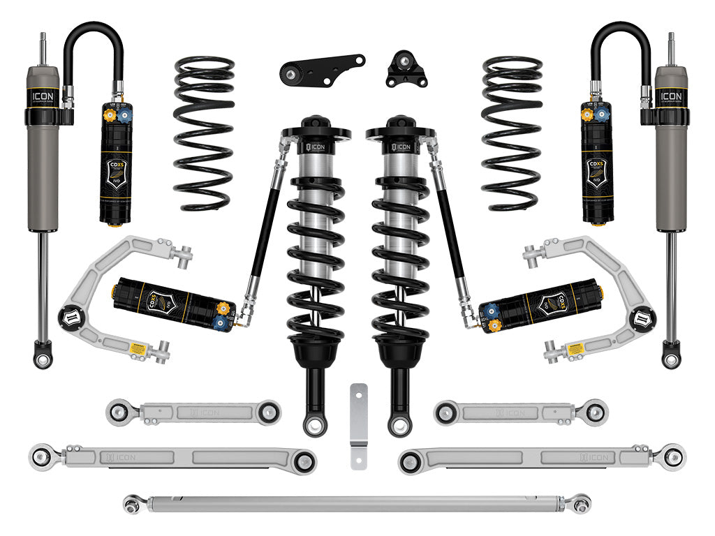 ICON 2024-2026 Toyota Land Cruiser 250 Series, 1.25-3" Lift, Stage 9 Suspension System, CDXS, Billet