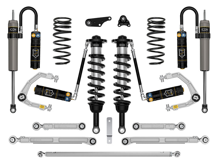 ICON 2024-2026 Toyota Land Cruiser 250 Series, 1.25-3" Lift, Stage 9 Suspension System, CDXS, Billet