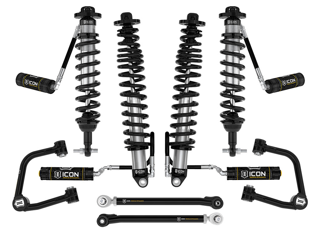 ICON 2021-2026 Ford Bronco, Sasquatch, 2-3" Lift, Stage 5 Suspension System, Tubular, Heavy Rate Rear Springs