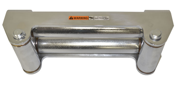 Warn BCSQ30859 Chrome Plated Roller Fairlead for 10-Inch Drum – Heavy-Duty Tow Truck and Industrial Winches
