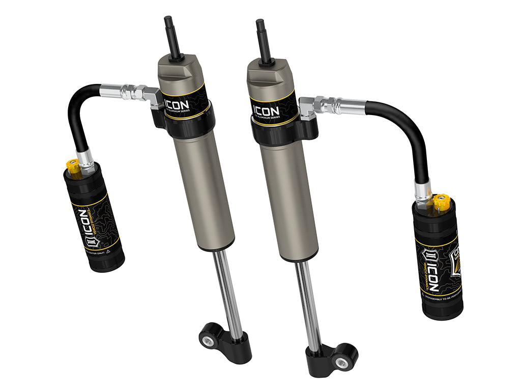 ICON 2005-2023 Toyota Tacoma, Rear, V.S. 2.5 Aluminum Series RXT Shock Absorbers, Remote Reservoir w/ CDCV, Pair