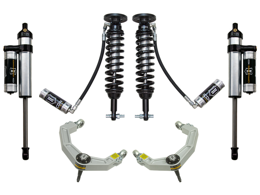 ICON 2014 Ford F-150 2WD, 1.75-2.63" Lift, Stage 4 Suspension System, Billet