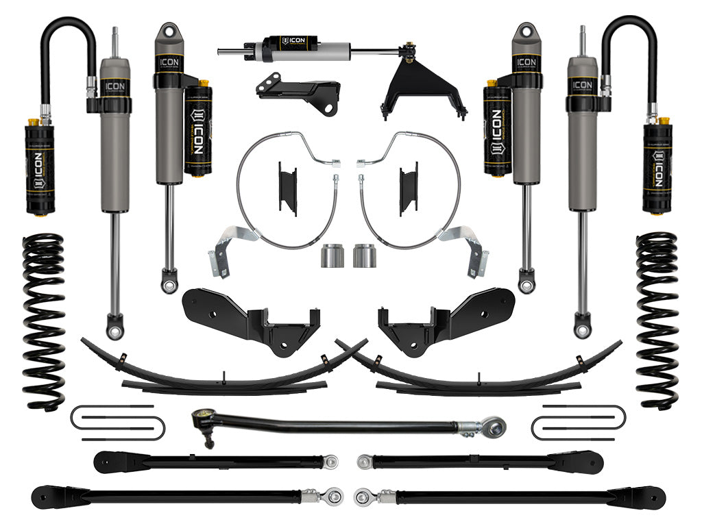 ICON 2023-2026 Ford F-250/F-350 Super Duty 4WD, Gas, 4.5" Lift, Stage 7 Suspension System w/ Expansion Packs
